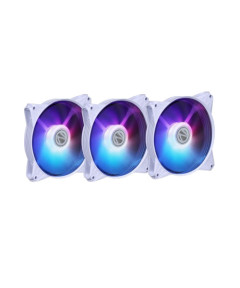 Zebronics PGF600 3 Fan Combo Kit For Cabinet - White