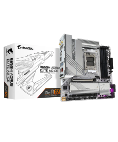 Gigabyte B650M AORUS ELITE AX ICE Micro ATX Motherboard