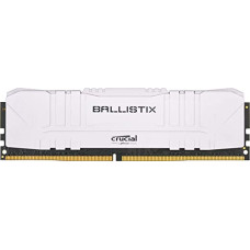 CRUCIAL BALLISTIX 3200 MHZ DDR4 DRAM DESKTOP GAMING MEMORY 8GB (WHITE)