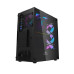 Ant Esports 220 Air Auto RGB Mid Tower Cabinet - Black