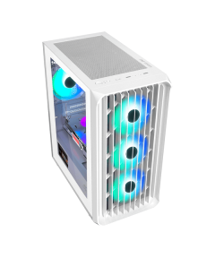 Ant Esports 205 Air ARGB White ATX Mid Tower Case - White