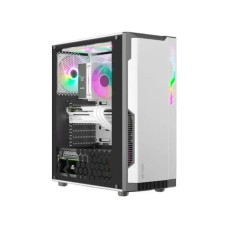 Ant Esports Eclipse ARGB ATX Mid Tower Case - White-Grey
