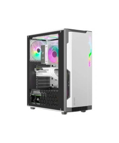 Ant Esports Eclipse ARGB ATX Mid Tower Case - White-Grey