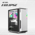 Ant Esports Eclipse ARGB ATX Mid Tower Case - White-Grey