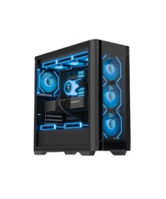 Ant Esports AQUA 360 4F Mid Tower Gaming Cabinet - Black