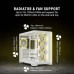 Ant Esports Crystal ARC Mid Tower Gaming Cabinet - White
