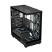 Ant Esports Crystal Neo ARGB E-ATX Mid Tower Case - Black