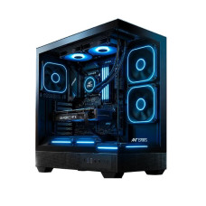 Ant Esports Crystal Neo Mini ARGB M-ATX  Mini Tower Case - Black