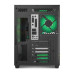 Ant Esports Crystal X11 ARGB Mid Tower High End Gaming Cabinet - Green