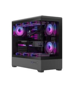 Ant Esports Crystal X6 Lite Mid-Tower Gaming Cabinet - Black