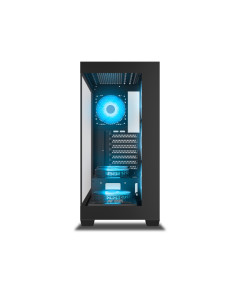 Ant Esports Crystal X7 ARGB Mid Tower Gaming Cabinet with Type-C - Black
