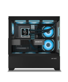 Ant Esports Crystal Z3 ARGB Mid Tower Cabinet - Black