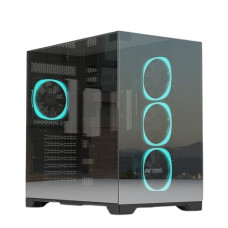 Ant Esports Crystal Mirror ATX Mid Tower Cabinet - Black