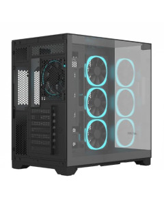 Ant Esports Crystal Mirror ATX Mid Tower Cabinet - Black