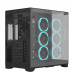 Ant Esports Crystal Mirror ATX Mid Tower Cabinet - Black