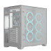 Ant Esports Crystal Mirror ATX Mid Tower Cabinet - White