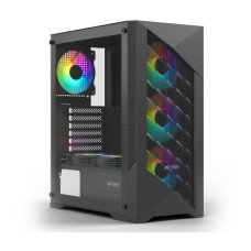 Ant Esports ICE 270M 6F Mid Tower Gaming Cabinet - Black