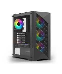 Ant Esports ICE 270M 6F Mid Tower Gaming Cabinet - Black