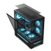 Ant Esports Crystal X6 Pro Mid-Tower Gaming Cabinet - Black