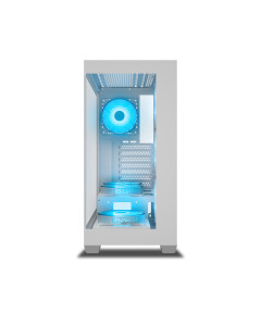 Ant Esports Crystal X7 ARGB Mid Tower Gaming Cabinet with Type-C - White