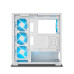 Ant Esports Crystal X7 ARGB Mid Tower Gaming Cabinet with Type-C - White