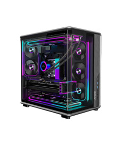 Ant Esports Crystal X8 ARC Gaming Cabinet - Black