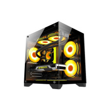 Ant Esports Crystal Z2 ARGB Mid Tower Gaming Cabinet - Black