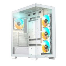 Gigabyte C500 Panoramic Stealth RGB Mid Tower Cabinet - White