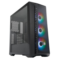 Cooler Master MasterBox MB520 Mesh ARGB (ATX) Mid Tower Cabinet (Black)