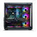 Ant Esports Crystal Dual-Chamber ARGB Gaming Cabinet – Black