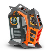 Ant Esports Cypher G3 Mid Tower Gaming Cabinet - Black and Orange