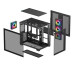 DeepCool CG530 4F ARGB Mid Tower Case - Black