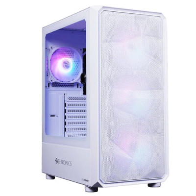 Zebronics Zeb-Hornet Mid Tower Premium Gaming Cabinet - White