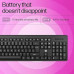 HP K160 Wireless Keyboard Plug & Play