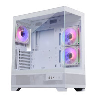 Zebronics Zeb-Mutant Mid Tower Premium Gaming Cabinet - White