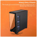 Zebronics Zeb-Nemesis Mini Tower Premium Gaming Cabinet - Black