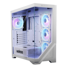 Zebronics Zeb-Nemesis Mini Tower Premium Gaming Cabinet - White