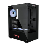 Dawg X 430 Mid Tower Cabinet - Black