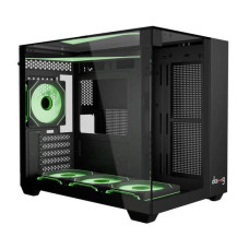 Dawg Y 740 Cube Gaming Cabinet - Black