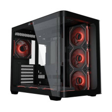 Dawg Y 820 Mid Tower Gaming Cabinet - Black