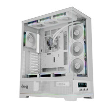 Dawg Y 990 Mid Tower Gaming Cabinet - White