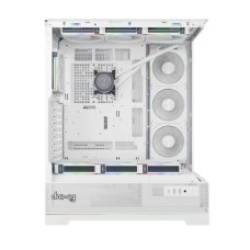 Dawg Y 990 Mid Tower Gaming Cabinet - White