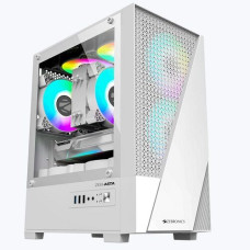 Zebronics Zeb-Asta Mini-Tower Gaming Cabinet (White)