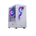 Zebronics Zeb Asta Pro Mini Tower Gaming Cabinet - White