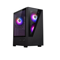 Zebronics Zeb Asta Pro Mini Tower Gaming Cabinet - Black