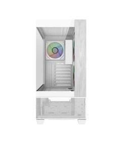 Cooler Master Elite 690 Wood ARGB ATX Mid Tower Case - White