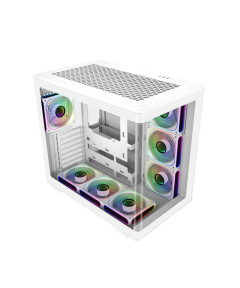 Cooler Master Elite 600 ARGB ATX Mid Tower Case - White