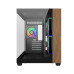 Cooler Master Elite 481 Wood ARGB Mini Tower Gaming Cabinet - Black