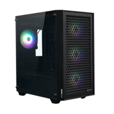 Zebronics Aegis Mid Tower Premium Cabinet - Black