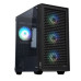 Zebronics Aegis Mid Tower Premium Cabinet - Black
